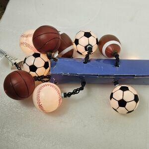 Sport ball theme lights approximately 6 foot long